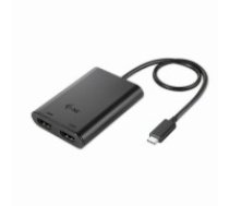 USB-C - HDMI kaapeli i-Tec C31DUAL Melns 4K Ultra HD