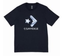 Vīriešu Krekls ar Īsām Piedurknēm Converse Crystals Melns