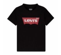 Krekls ar Īsām Piedurknēm Bērniem Levi's Batwing Boy Dark Melns