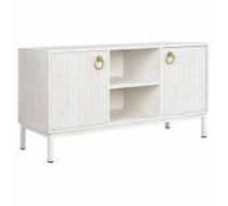 TV mēbeles DKD Home Decor Bronza Metāls Balts Mango koks 120 x 40 x 60 cm