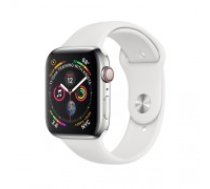 Apple Watch Series 4 44mm Stainless steel GPS+Cellular - Silver (Atjaunināts, stāvoklis Ļoti labi) (FH7XG160KDTT)