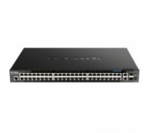 Slēdzis D-Link DGS-1520-52MP 44xGE 4 x 2.5GBase-T PoE