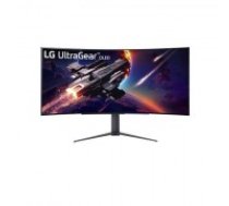 LG UltraGear Curved OLED Gaming Monitor  45GR95QE-B 45 ", WQHD, 3440 x 1440, 21:9, 0.03 ms, 240 Hz, HDMI ports quantity 2 (403389)