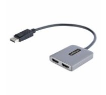 Display Porta uz HDMI Adapteris Startech MST14DP122HD Pelēks 4K Melns Melns/Pelēks