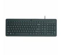 Klaviatūra HP Teclado con cable HP 150 Melns Spāņu Qwerty