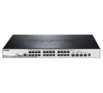 D-Link DGS-1510-28XMP Smart Managed Switch [24x Gigabit Ethernet PoE+, 370W, 4x 10 Gbit/s SFP+]  (DGS-1510-28XMP/E)