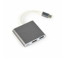 USB C uz VGA Adapteris GEMBIRD A-CM-HDMIF-02-SG