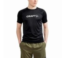 Krekls ar Īsām Piedurknēm Craft Core Essence Logo Melns
