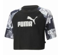 Krekls ar Īsām Piedurknēm Bērniem Puma Ess+ Street Art Melns