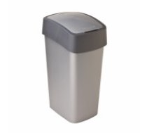 Curver Atkritumu spainis Flip Bin 45L sudraba/pelēks (0802172686)