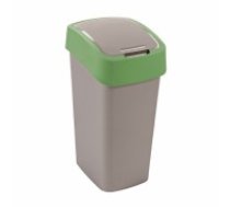Curver Atkritumu spainis Flip Bin 45L sudraba/zaļš (0802172P80)