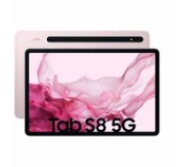 Samsung X706B Galaxy Tab S8 5G 128 GB (Pink Gold) 11" WQXGA Display / Octa-Cora / 5G / 8GB RAM / 128GB Speicher / Android 12.0 (SM-X706BIDAEUB)