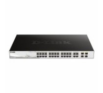 D-Link DGS-1210-28MP Smart+ Managed Switch [24x Gigabit Ethernet Max PoE+, 4x GbE/SFP Combo] (DGS-1210-28MP/E)