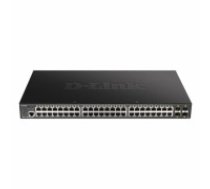 D-Link DGS-1250-52XMP/E Smart Managed Switch [48x Gigabit Ethernet PoE+, 370W, 4x 10 Gbit/s SFP+] (DGS-1250-52XMP/E)