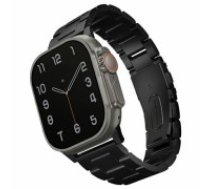 UNIQ pasek Osta Apple Watch 42|44|45| 49mm Series 1|2|3|4|5|6|7|8|SE|SE2|Ultra Stainless Steel czarny|midnight black (UNIQ-49MM-OSTABLK)