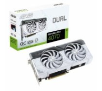 ASUS Dual GeForce RTX 4070 White OC Grafikkarte - 12GB GDDR6X, 1x HDMI, 3x DP (90YV0IZ4-M0NA00)