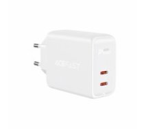 Acefast charger 2x USB Type C 40W, PPS, PD, QC 3.0, AFC, FCP white (A9 white) (A9 WHITE)