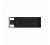 USB Zibatmiņa Kingston DT70/128GB Melns 128 GB