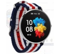 Garett Smartwatch Verona Silver Marina Sieviešu viedpulkstenis AMOLED / Bluetooth 5.0 / IP67 / GPS / SMS (VERONA_SREB_MARI)