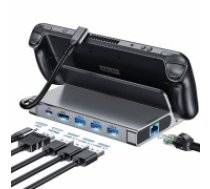 Choetech Choetch M52 HUB for Steam Deck USB-C - USB-C PD|USB-A|HDMI|RJ45 - Gray (01.02.01.XX-HUB-M50-GY)