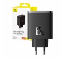 Wall charger Baseus OS-Cube Pro 2xUSB-C + USB, 65W (black) (P10152301113-00)