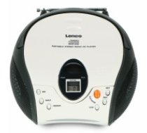 Portable stereo FM radio with CD player Lenco SCD24WH (SCD24WH)