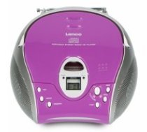 Portable stereo FM radio with CD player Lenco SCD24PU (SCD24PU)