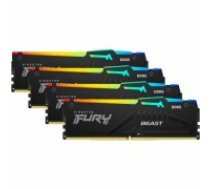 Kingston Fury DIMM 128 GB DDR5-5200 (4x 32 GB) Quad-Kit, Arbeitsspeicher (KF552C40BBAK4-128)