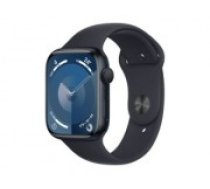 Apple                    Watch Series 9 GPS 45mm Midnight Aluminium Case with Midnight Sport Band - M/L (MR9A3ET/A)