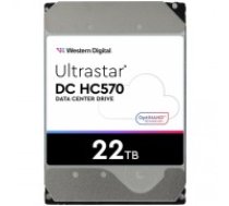 Western Digital HDD Server WD/HGST ULTRASTAR DC HC570 (3.5’’, 22TB, 512MB, 7200 RPM, SATA 6Gb/s, 512E SE NP3), SKU: 0F48155 (WUH722222ALE6L4)