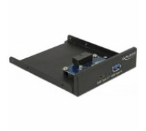 Delock 3.5" USB 3.1 Gen 1 Front Panel 1x USB Type-C + 1x USB Typ-A, Frontpanel (63962)