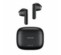 USAMS Słuchawki Bluetooth 5.3 TWS US14 Series Dual mic bezprzewodowe czarne|black BHUUS01 (BHUUS01)