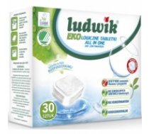 Tabletes trauku mazgājamām mašīnām Ludwik All in One, ekoloģiskas, 30gab/iep (PR023411)