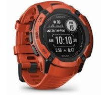 Vīriešu Pulkstenis GARMIN Instinct 2X Solar Sarkans Pelēks