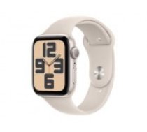 Apple                    Watch SE GPS 44mm Starlight Aluminium Case with Starlight Sport Band - S/M (MRE43ET/A)