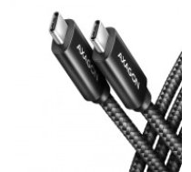 AXAGON BUCM4X-CM10AB NewGEN+ cable USB-C  USB-C, 1m, USB4 Gen 3×2, (BUCM4X-CM10AB)