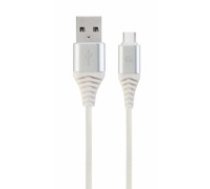 Gembird CC-USB2B-AMCM-1M-BW2 USB cable 1.8 m USB 2.0 USB A USB C Silver, White (CC-USB2B-AMCM-1M-BW2)