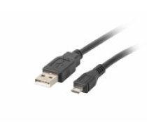 Lanberg CA-USBM-10CC-0010-BK USB cable 1 m USB 2.0 Micro-USB B USB A Black (CA-USBM-10CC-0010-BK)