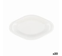 Uzkodu paplāte Quid Select Balts Plastmasa 17 x 9,5 x 2 cm (20 gb.)