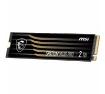 MSI SPATIUM M480 PRO PCIE 4.0 NVME M.2 2TB internal solid state drive PCI Express 4.0 3D NAND (S78-440Q600-P83)