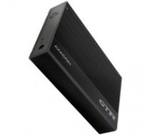 AXAGON EE35-GTR USB-C 3.2 Gen 1 - SATA 6G, 3.5" External RIBBED box BLACK (EE35-GTR)