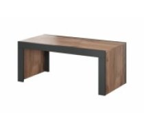 Cama Meble Cama MILA bench/table 120x60x50 oak wotan + anthracite (MILA WOT+ANT)