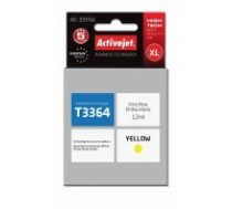 Activejet AE-33YNX Ink Cartridge (replacement for Epson 33XL T3364; Supreme; 12 ml; yellow) (AE-33YNX)