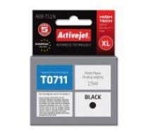 Activejet AEB-711N Ink cartridge (replacement for Epson T0711, T0891, T1001; Supreme; 15 ml; black) (AEB-711N)