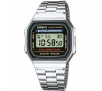 Unisex Pulkstenis Casio A168W-1 Melns Sudrabains (Ø 36 mm)