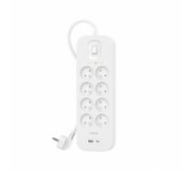 Belkin SRB003CA2M surge protector White 8 AC outlet(s) 2 m (SRB003CA2M)