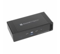 Sonnet Echo Dual NVMe Thunderbolt Dockingstation 40Gbps Thunderbolt, für bis zu 5K-Displays, Zwei M.2 NVMe PCIe SSD-Steckplätze (ECHO-DK2M2-TB)