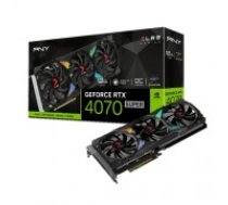 PNY GeForce RTX 4070 SUPER 12GB XLR8 Gaming VERTO OC - 12GB GDDR6X, 1x HDMI, 3x DP (VCG4070S12TFXXPB1-O)