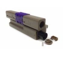 Empty Cartridge - OKI C301 Black 100% new (just fill in the toner powder and install the proper chip) (PTO-OC301_BK)