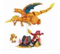 Celtniecības Komplekts Megablocks Charmander Charmilion Charizard Pokémon 300 Daudzums